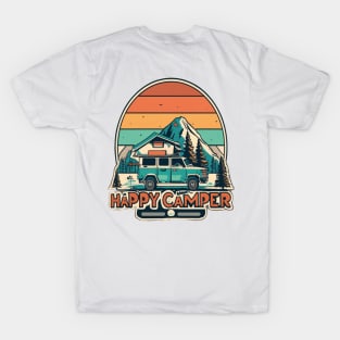 Happy Camper - Camping Lover Design T-Shirt